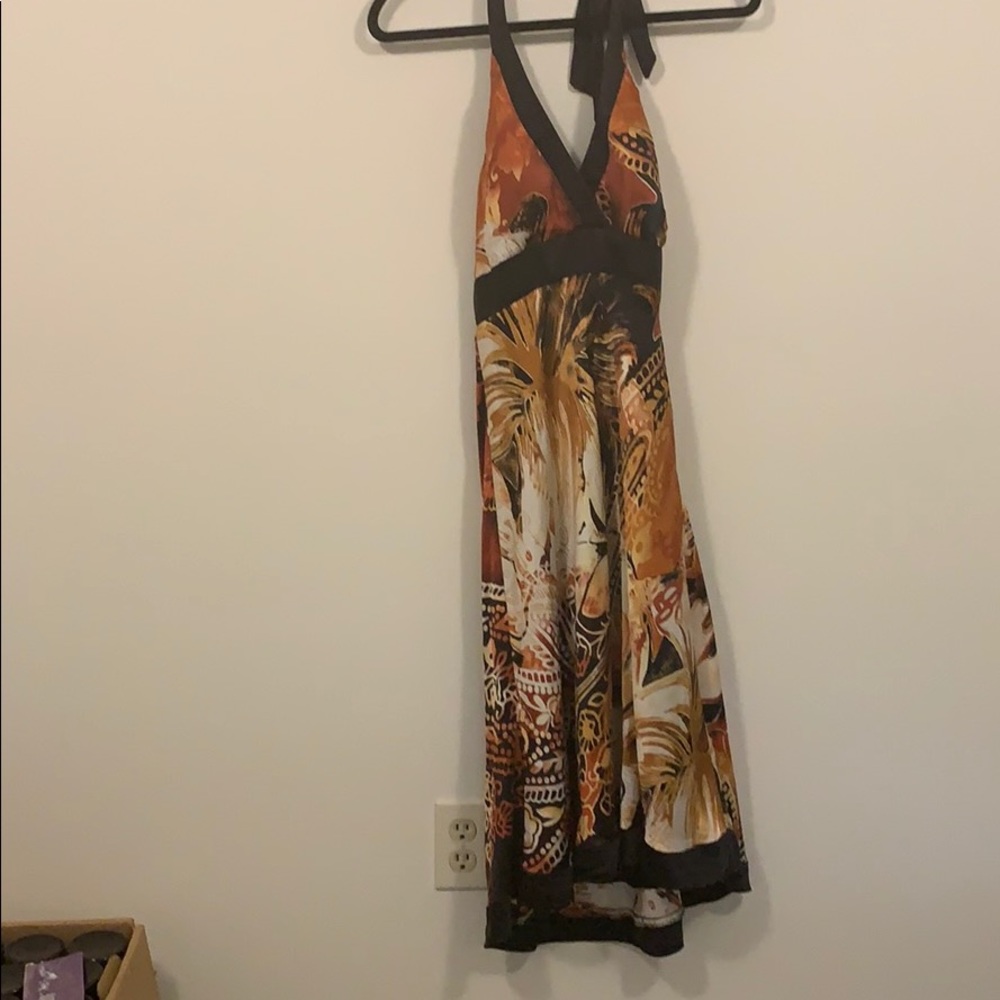 Cache 100%s Silk Cocktail Dress